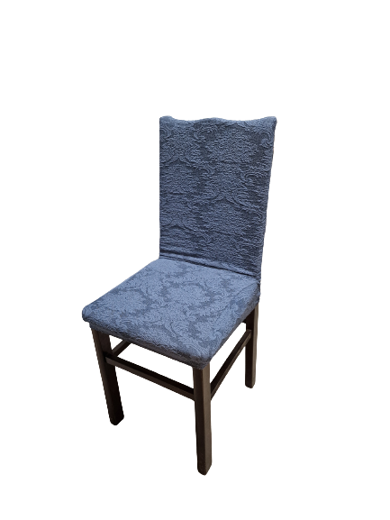 Set 6 huse gri-albastrui, fara volan, din material plin ca textura, marime universala - CASABLANCA Set 6 huse gri-albastrui, fara volan, din material plin ca textura, marime universala Casa Blanca Chair Accessories 150.00 CASABLANCA  CASABLANCA