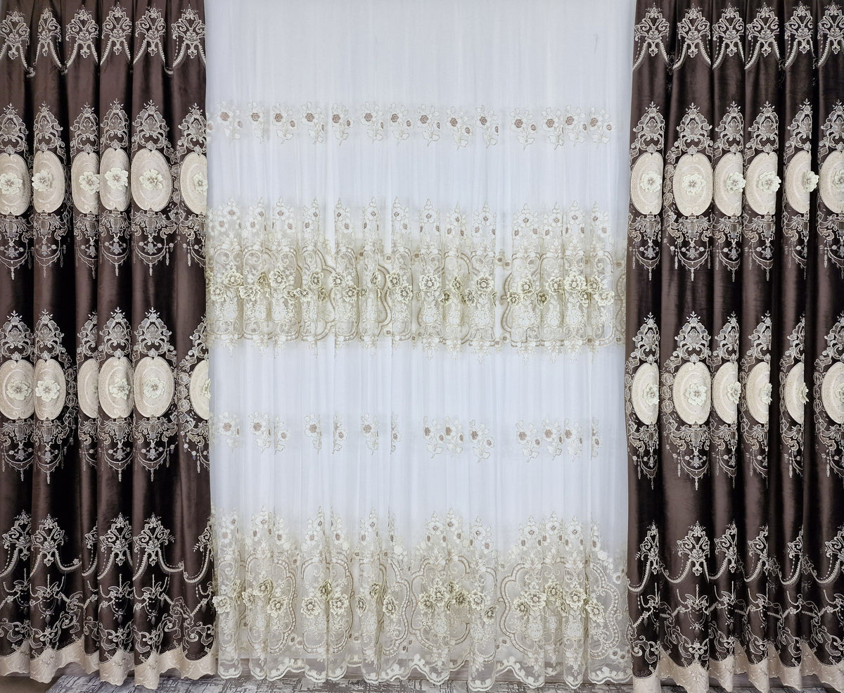 Set perdea si draperie Ron - CASABLANCA Set perdea si draperie Ron CASABLANCA  1030.00 CASABLANCA  CASABLANCA