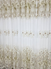 Perdea lux cu broderie 3d crem - CASABLANCA Perdea lux cu broderie 3d crem CASABLANCA  140.00 CASABLANCA  CASABLANCA