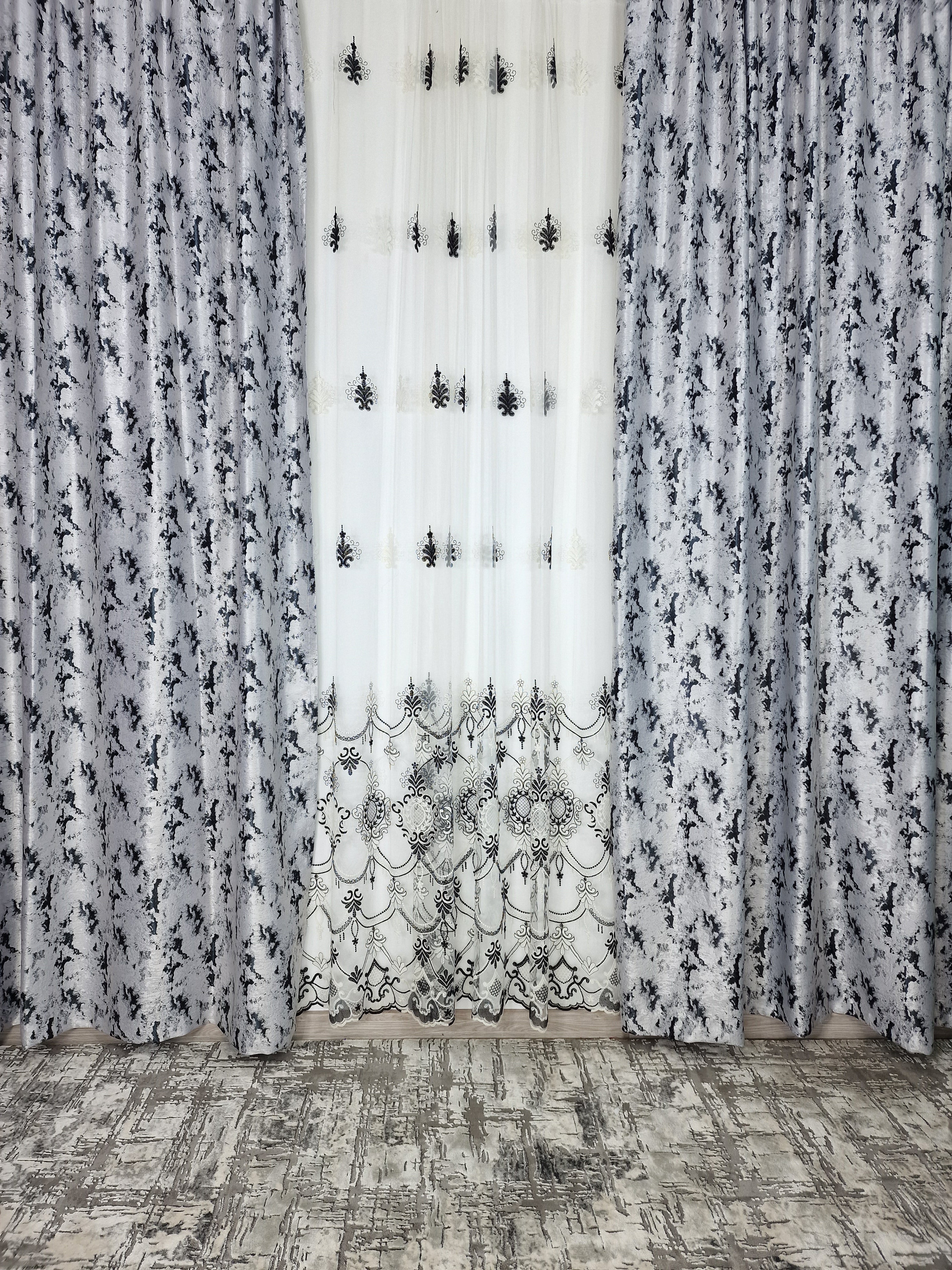 Draperie gri, efect de granit - CASABLANCA Draperie gri, efect de granit CASABLANCA  55.00 CASABLANCA  CASABLANCA
