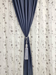 Set 2 Canafi Decorativi Gri - Detaliul Perfect pentru Draperiile Tale