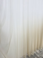 Set Florida: Perdea bamboo degrade si draperie cafea cu lapte blackout 98%