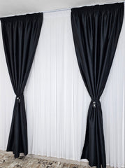 Draperii Hotel Simpla Neagra Blackout Total 100%