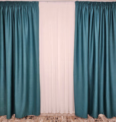 Draperie tip Hotel Simpla Turcoaz Blackout Total 100%