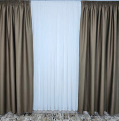 Draperie Tip Hotel Simpla Bej Blackout Total 98%