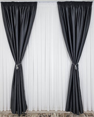 Draperie Tip Hotel Blackout Total 100%-Gri Inchis