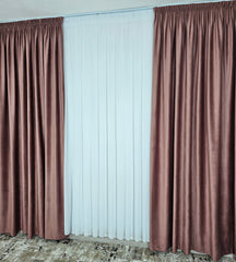 Draperie Catifea Roze blackout 90%