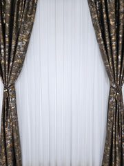 Draperie Prestige Blackout 98% Maro cu Insertii