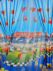 Set Perdea si Draperie Model cu Masinute