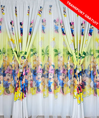 Set Perdea si Draperie Model Clubul Copiilor