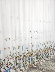 Set Pasarele Verzi: perdea alba cu verde cu draperie simpla catifea verde