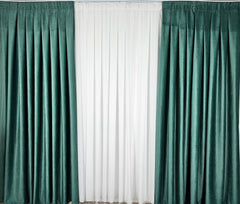 Draperie Premium Verde Catifea Garantat Opacă 100% blackout