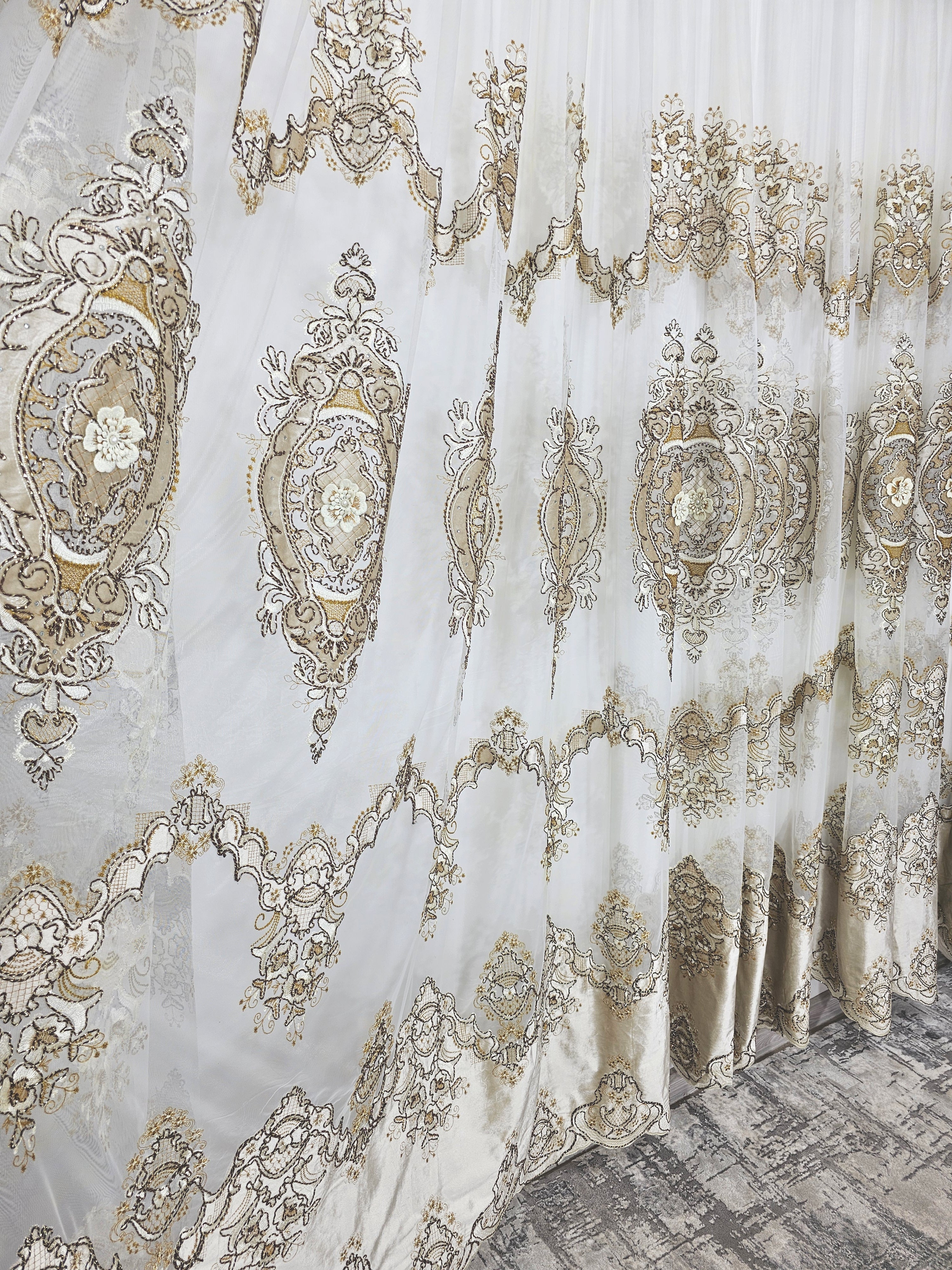 Set perdea si draperie model Ranya