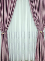 Draperie catifea roz lila Blackout 90%