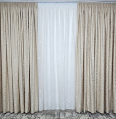 Draperie crem Los Angeles nisip tip vopsea decorativa