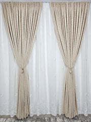 Draperie crem Los Angeles nisip tip vopsea decorativa
