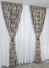Set Maria: perdea tip in cu draperie blackout 90% model granit