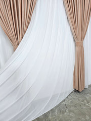 Set Pamela: pentru Decoruri Elegante in Nuante de Crem, Roz Pudrat, Alb - Confectionat pe Comanda