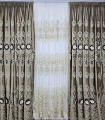 Set Diamant: perdea cu bordura de catifea si draperie catifea 3d