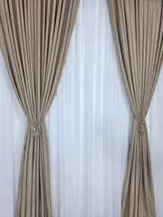 Draperie Lucy crem auriu tip vopsea decorativa capucino