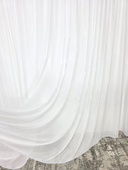 COLECTIA MILANO: perdea alba cu sidef si draperie catifea bej cu insertii aurii