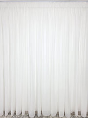 Perdea Milano crem cu sidef din matase cu crep