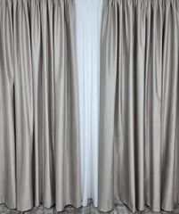 Draperie Grej Deschis Catifea Garantat Opaca model Premium blackout 100%