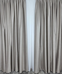 Draperie Grej Roze Catifea Garantat Opacă model Premium blackout 100%