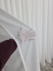 Perdea simpla matase ivory