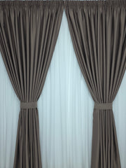 Draperie simpla grej roze blackout 90% Ideala pentru interioare crem,bej,gri sau albe