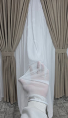 Draperie grej blackout 80% Ideala pentru Livinguri cu Canapele Crem, Mobilier Gri si Decoruri Bej sau  Albe