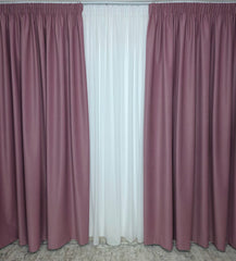 Draperie Premium Roz Usor Lucioasa Catifea Garantat Opaca 100% blackout