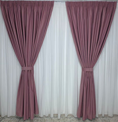 Draperie Premium Roz Usor Lucioasa Catifea Garantat Opaca 100% blackout
