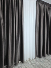 Draperie Premium Maro Catifea Garantat Opaca-Nu permite luminii sa treaca