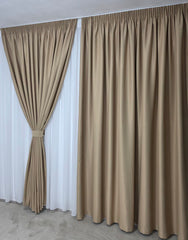 Draperie Crem Mustar 80% Blackout - Ideala Pentru Livinguri Si Dormitoare Luminoase
