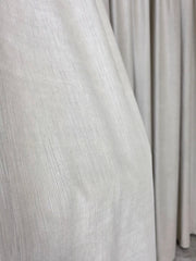 Set Judi: Perdea Din Matase Alb Imaculat Nesifonabila si Draperie Din Catifea Sampanie Tip Velura - Ideal Pentru Livinguri Si Dormitoare Luminoase - Confectionat Pe Comanda Casablanca Magazin