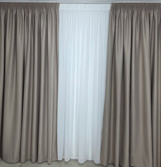 DRAPERIE ARTEMIS GREJ BLACKOUT - IDEALA PENTRU LIVINGURI SI DORMITOARE MODERNE