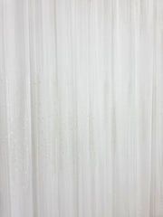 Perdea Ella din Bamboo Ivoire cu Broderie Tip Ploita Ivoire-Crem – Ideala pentru Living si Dormitor in nunate de alb sau crem – Confectionata pe Comanda