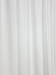 Ideala pentru Living si Dormitor – Perdea Geanina Alba din Material Plin ca Textura, cu Cadere Grea si Model Liniute – Potrivita cu Pat sau Canapea Crem, Bej ori Gri, Pereti Albi – Confectionata pe Comanda