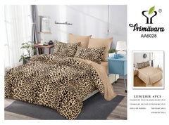 Lenjerie finet, model Leopard, cearceaf normal 235x250, Cod: AA6028