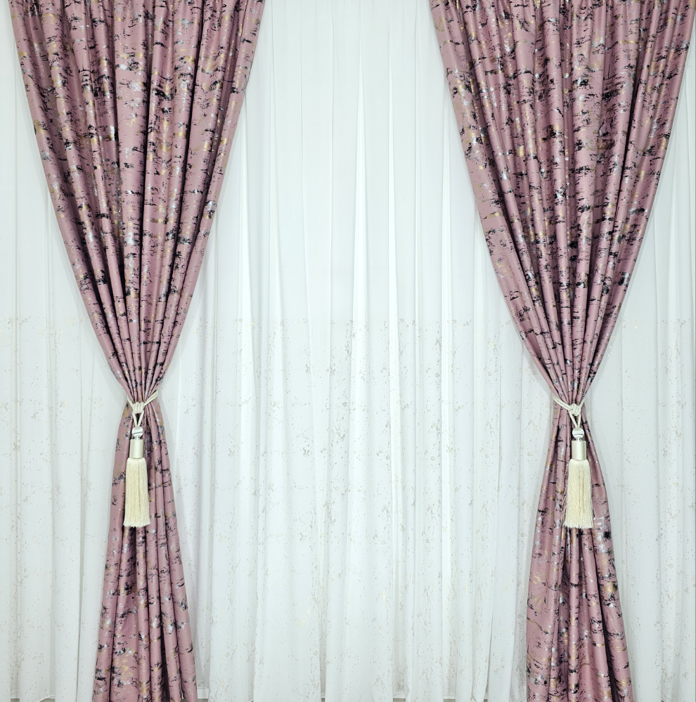 Set 2 Canafi Decorativi Crem Auriu  - Detaliul Perfect pentru Draperiile Tale
