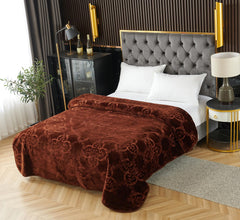 Patura grosa grofata, maro intens, dimensiune 160x210, pentru pat de 1 persoana, Cod: P60 - CASABLANCA Patura grosa grofata, maro intens, dimensiune 160x210, pentru pat de 1 persoana, Cod: P60 CASABLANCA Blankets 120.00 CASABLANCA  CASABLANCA