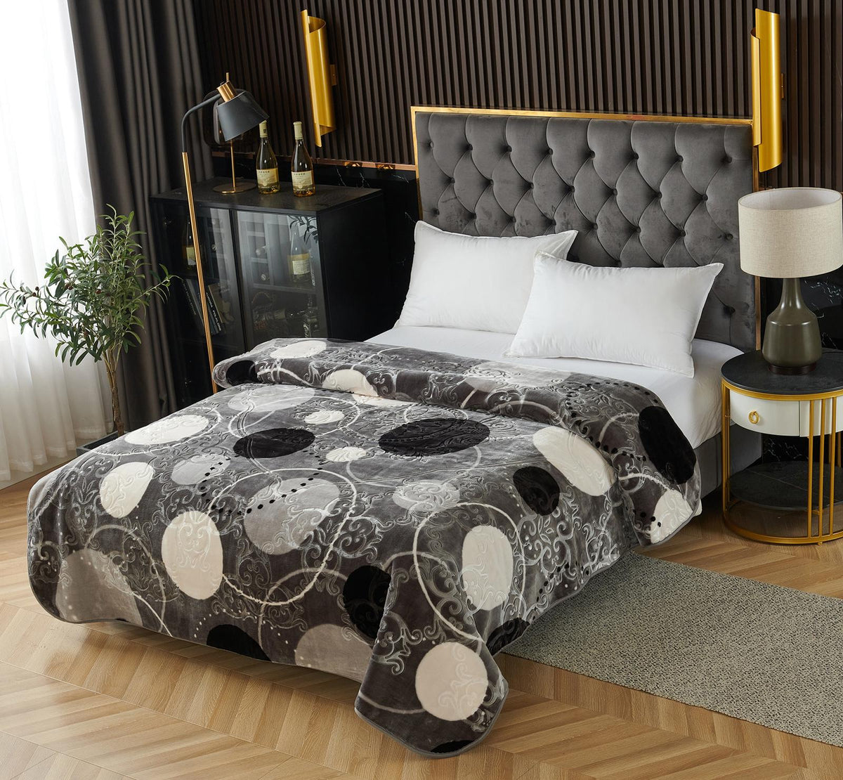 Patura Soft 3D, cu o textura pufoasa si catifelata, pentru pat mare,nuante de gri, dimensiune 200x240 cod:P22 - CASABLANCA Patura Soft 3D, cu o textura pufoasa si catifelata, pentru pat mare,nuante de gri, dimensiune 200x240 cod:P22 CASABLANCA Bedding 180.00 CASABLANCA  CASABLANCA