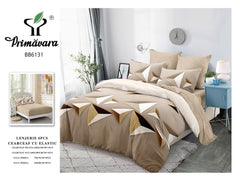 Lenjerie finet, crem triunghi, cearceaf cu elastic 160/180x200, Cod: BB6131