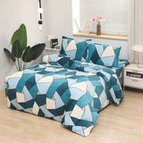 Albastru Forme Geometrice