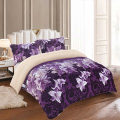 Pilota cocolino groasa pentru iarna, model floral, cod B43