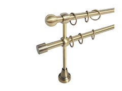 Galerie America metal pentru perdea si draperie, grosime de 19mm extensibila pana la 4m
