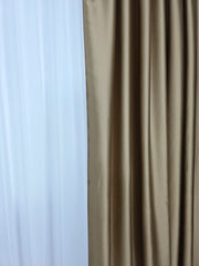 Draperie Paris blackout 100% opacă pe culoarea caramel