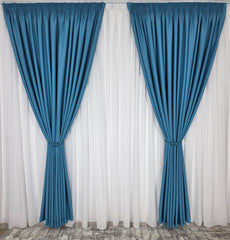 Draperie simpla turcoaz azur blackout 98%