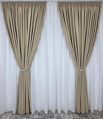Draperie simpla crem blackout 80%